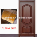 HDF panel interior polyurethane filled wood door